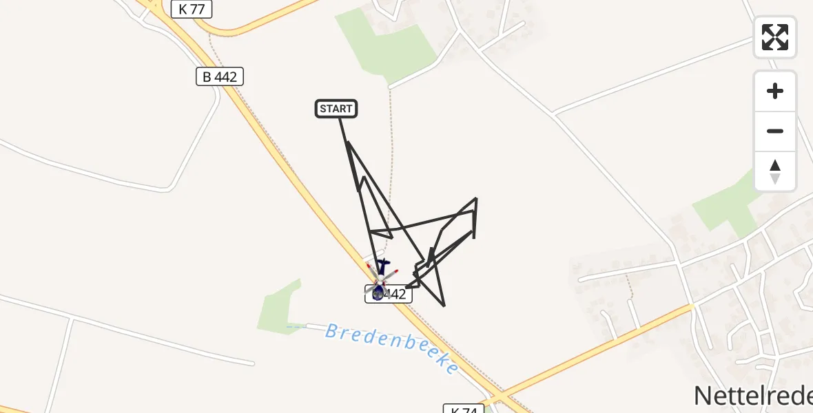 Flugroute Polizeihubschrauber Bad Münder am Deister - Bad Münder am Deister, 27 Juli 2026, 16:27