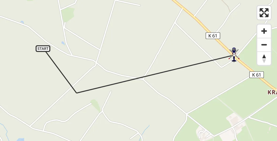 Flugroute Polizeihubschrauber Dahlem - Dahlem, 28 Juli 2026, 09:15