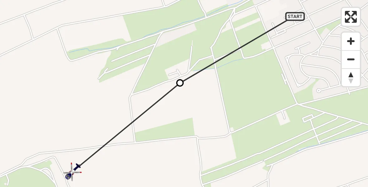 Flugroute Polizeihubschrauber Erfurt - Erfurt-Weimar Flughafen, 28 Juli 2026, 11:35