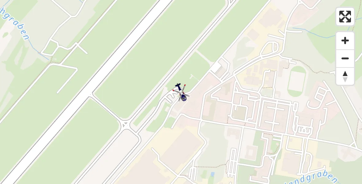Flugroute Polizeihubschrauber Dresden Bundespolizei Hubschrauberlandeplatz - Dresden Bundespolizei Hubschrauberlandeplatz, 28 Juli 2026, 13:02