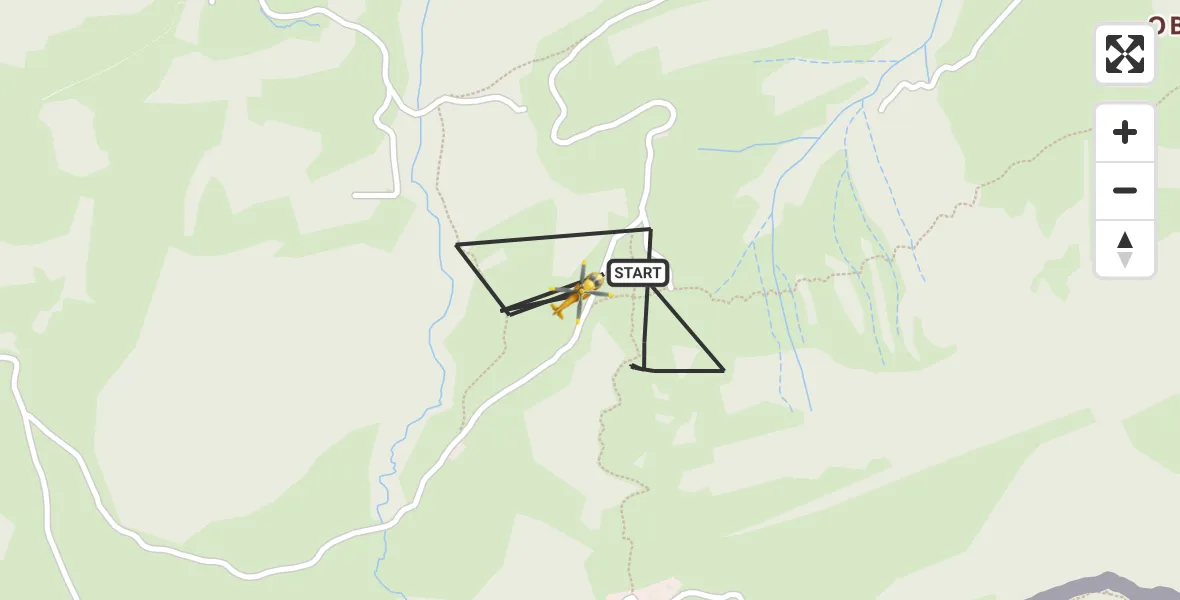Flugroute Rettungshubschrauber Oberstaufen - Oberstaufen, 28 Juli 2026, 14:08