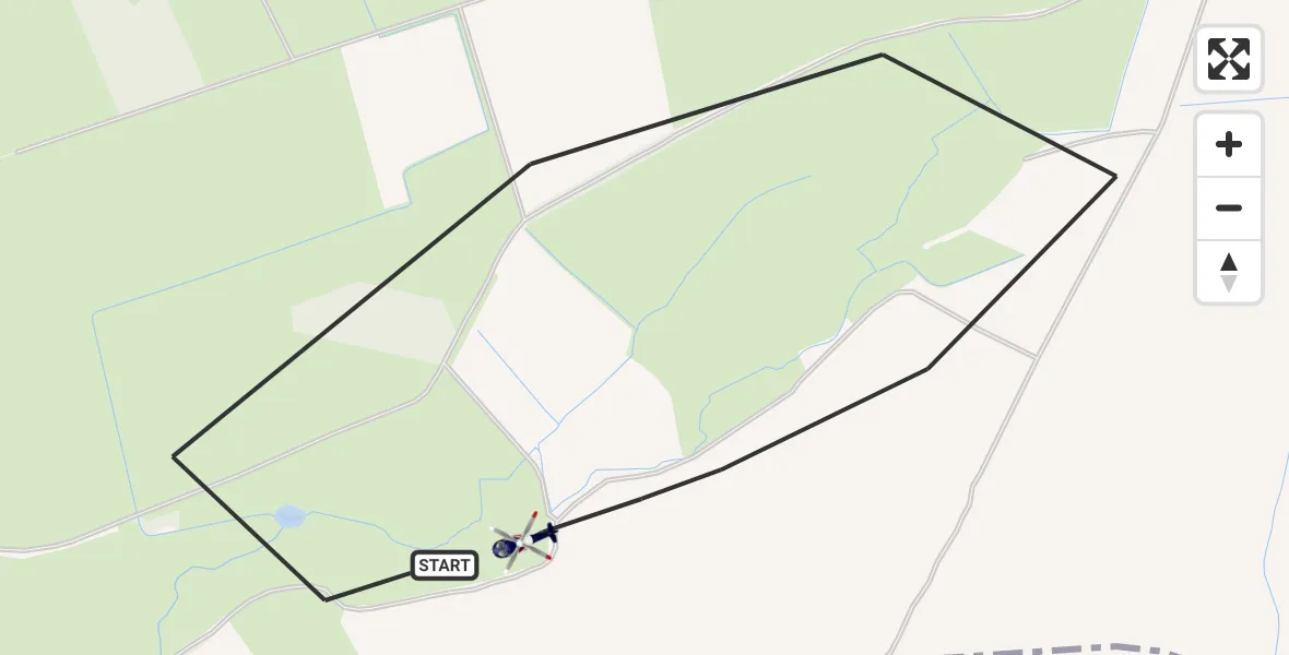 Flugroute Polizeihubschrauber Bark - Bark, 28 Juli 2026, 20:51