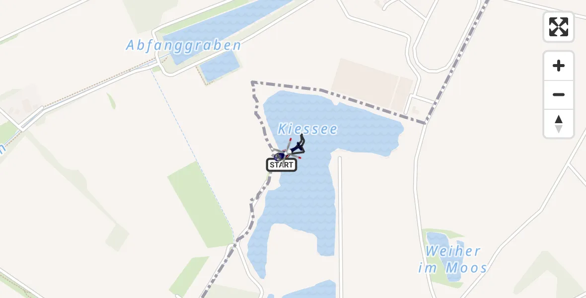 Flugroute Polizeihubschrauber München - München, 29 Juli 2026, 09:03