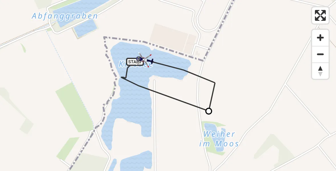 Flugroute Polizeihubschrauber München - München, 29 Juli 2026, 10:08