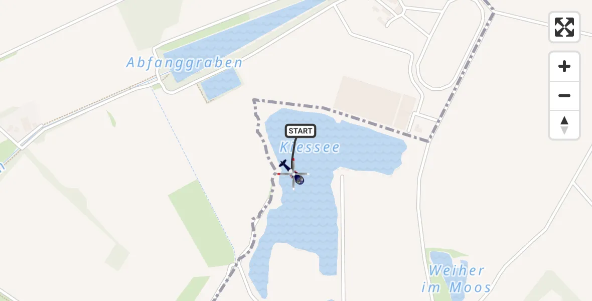 Flugroute Polizeihubschrauber München - München, 29 Juli 2026, 11:55