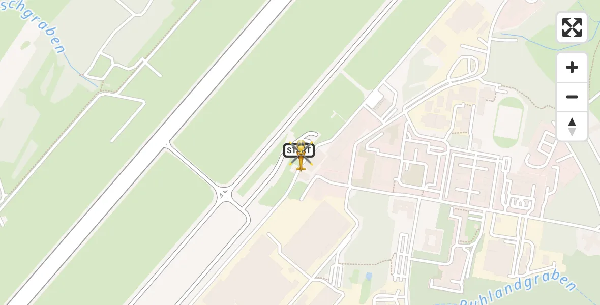 Flugroute Rettungshubschrauber Dresden Bundespolizei Hubschrauberlandeplatz - Dresden Bundespolizei Hubschrauberlandeplatz, 29 Juli 2026, 12:02