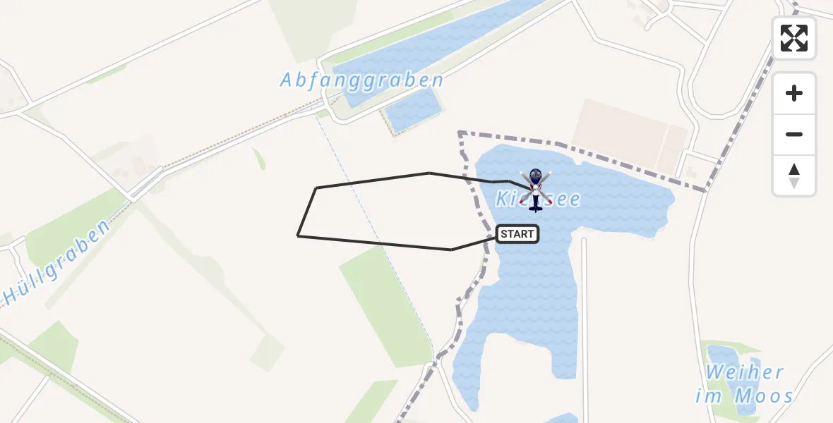 Flugroute Polizeihubschrauber München - München, 29 Juli 2026, 12:15