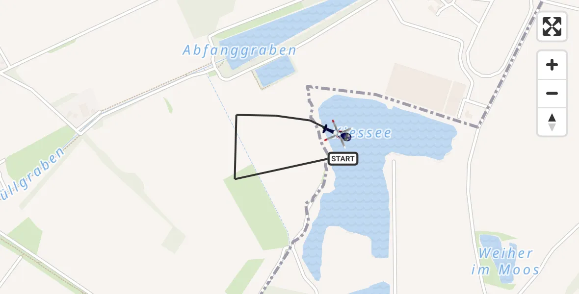 Flugroute Polizeihubschrauber München - München, 29 Juli 2026, 12:34