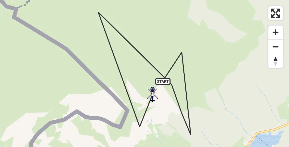 Flugroute Polizeihubschrauber Ramsau b.Berchtesgaden - Ramsau b.Berchtesgaden, 29 Juli 2026, 12:55