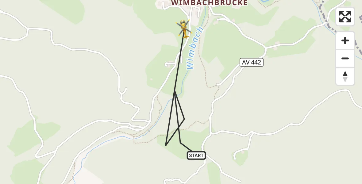 Flugroute Rettungshubschrauber Ramsau b.Berchtesgaden - Ramsau b.Berchtesgaden, 30 Juli 2026, 05:39