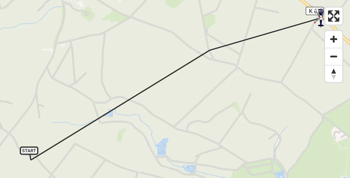 Flugroute Polizeihubschrauber Dahlem - Dahlem, 30 Juli 2026, 08:15