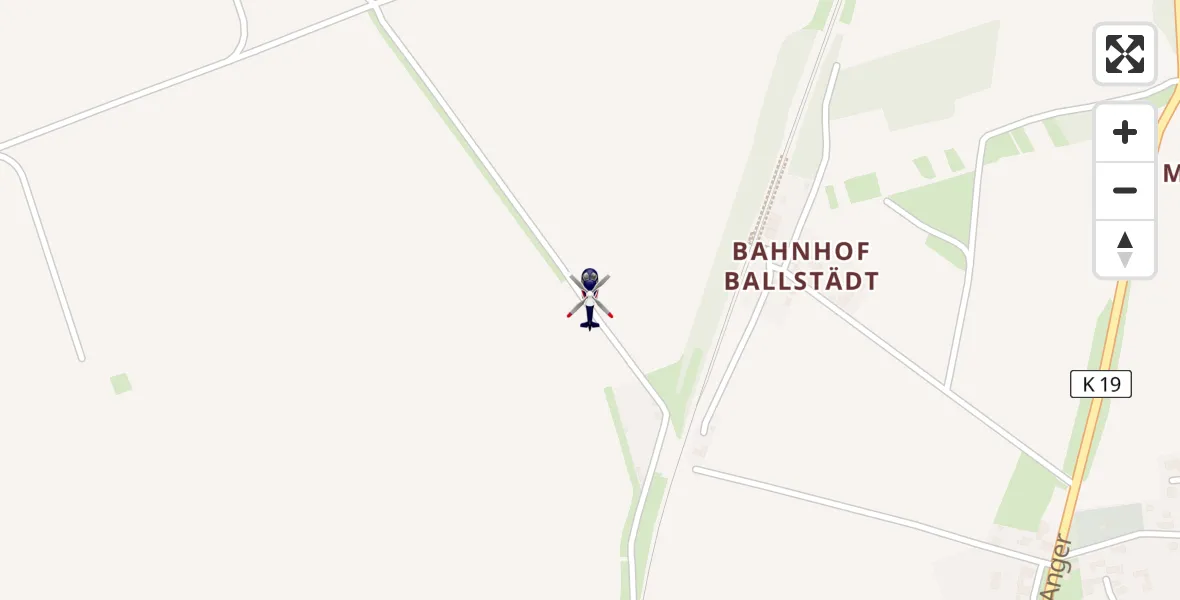 Flugroute Polizeihubschrauber Nessetal - Nessetal, 30 Juli 2026, 11:30