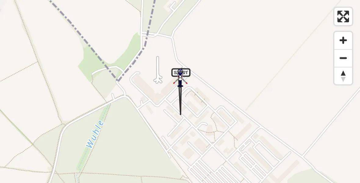 Flugroute Polizeihubschrauber Ahrensfelde Hubschrauberlandeplatz - Ahrensfelde Hubschrauberlandeplatz, 30 Juli 2026, 11:55