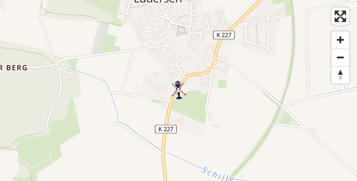 Flugroute Polizeihubschrauber Springe - Springe, 30 Juli 2026, 17:53