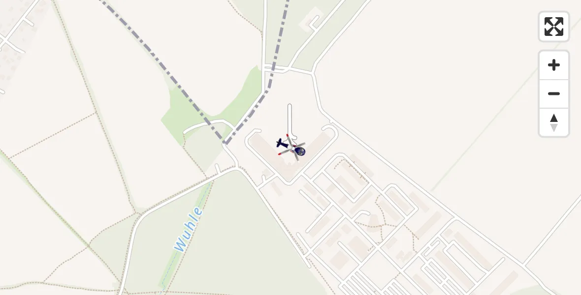 Flugroute Polizeihubschrauber Ahrensfelde Hubschrauberlandeplatz - Ahrensfelde Hubschrauberlandeplatz, 30 Juli 2026, 21:16