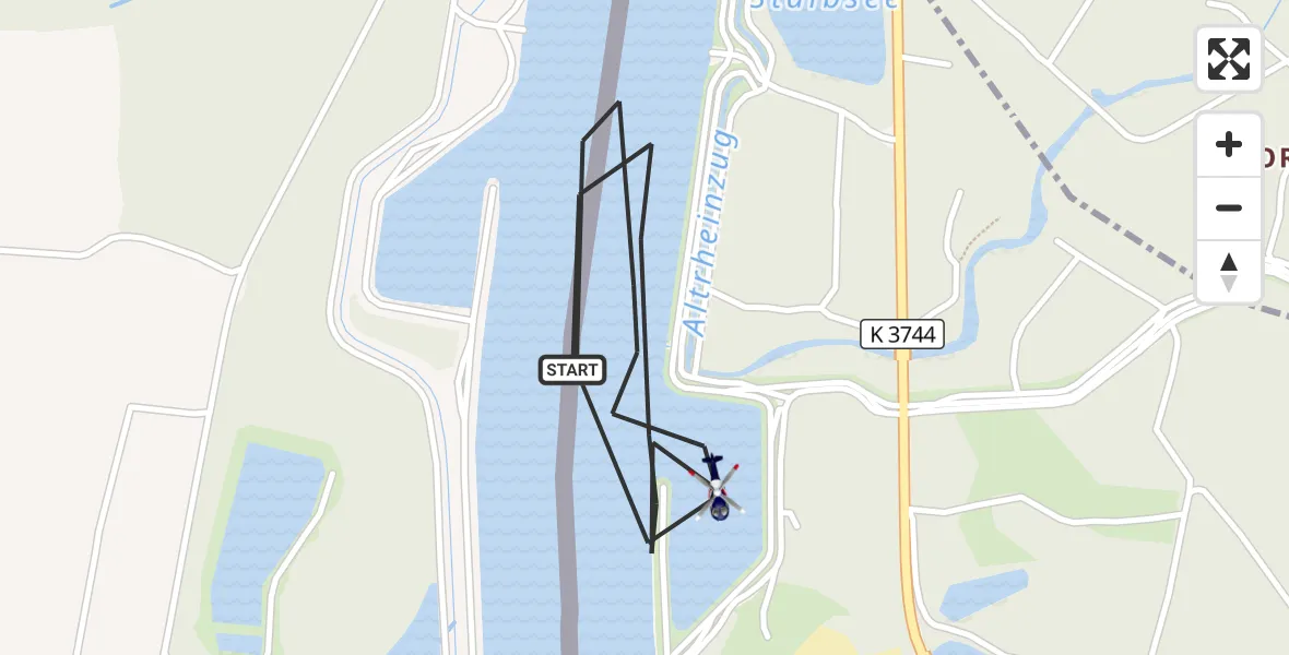 Flugroute Polizeihubschrauber Lichtenau - Lichtenau, 31 Juli 2026, 12:28