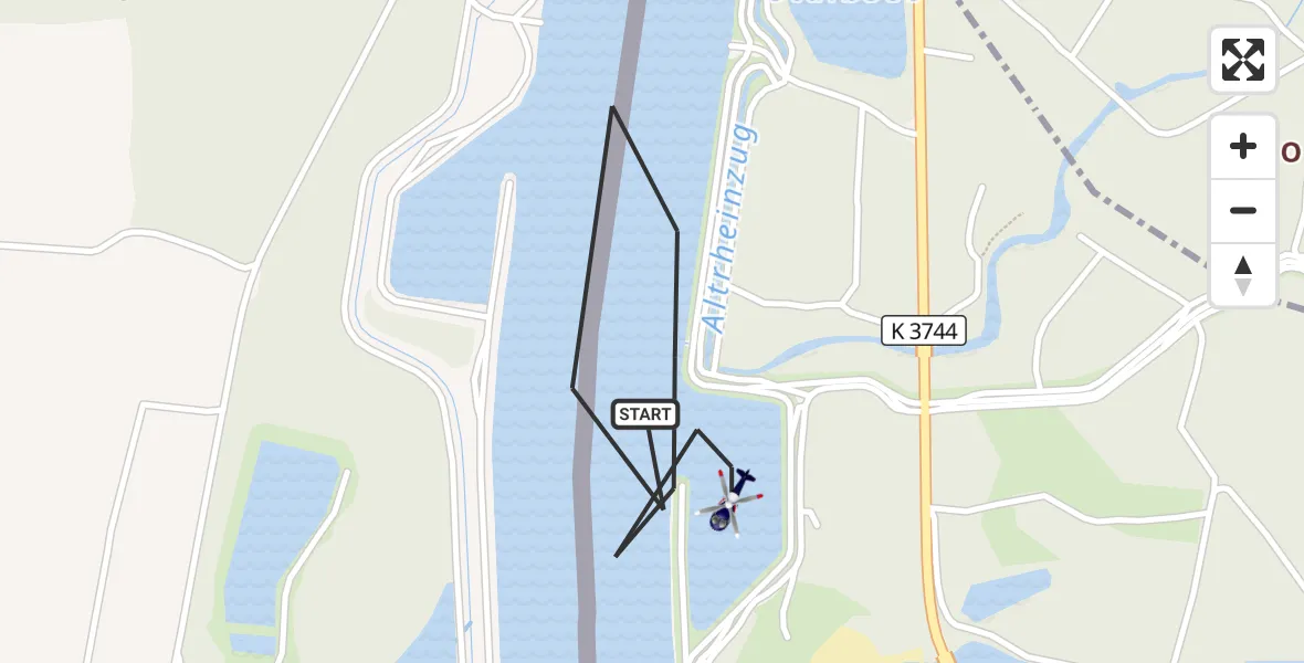 Flugroute Polizeihubschrauber Lichtenau - Lichtenau, 31 Juli 2026, 12:33