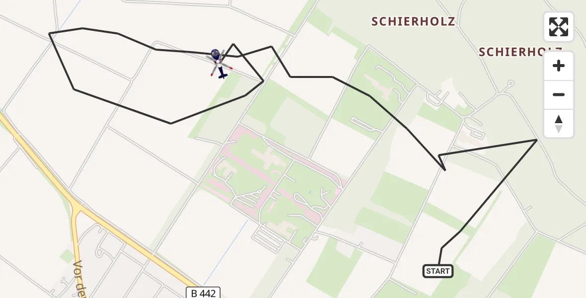Flugroute Polizeihubschrauber Bad Münder am Deister - Bad Münder am Deister, 31 Juli 2026, 16:11