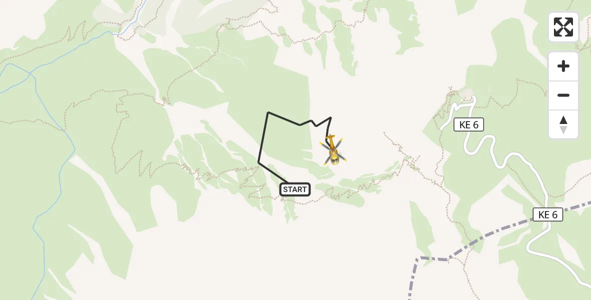 Flugroute Rettungshubschrauber Grainau - Grainau, 31 Juli 2026, 18:03