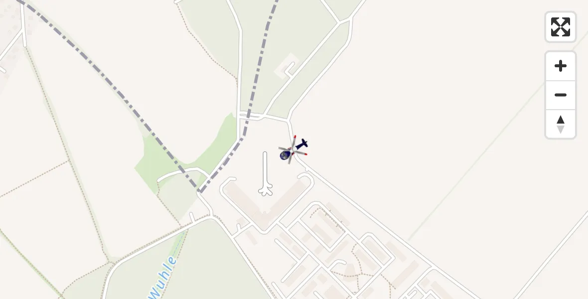 Flugroute Polizeihubschrauber Ahrensfelde Hubschrauberlandeplatz - Ahrensfelde Hubschrauberlandeplatz, 31 Juli 2026, 18:04