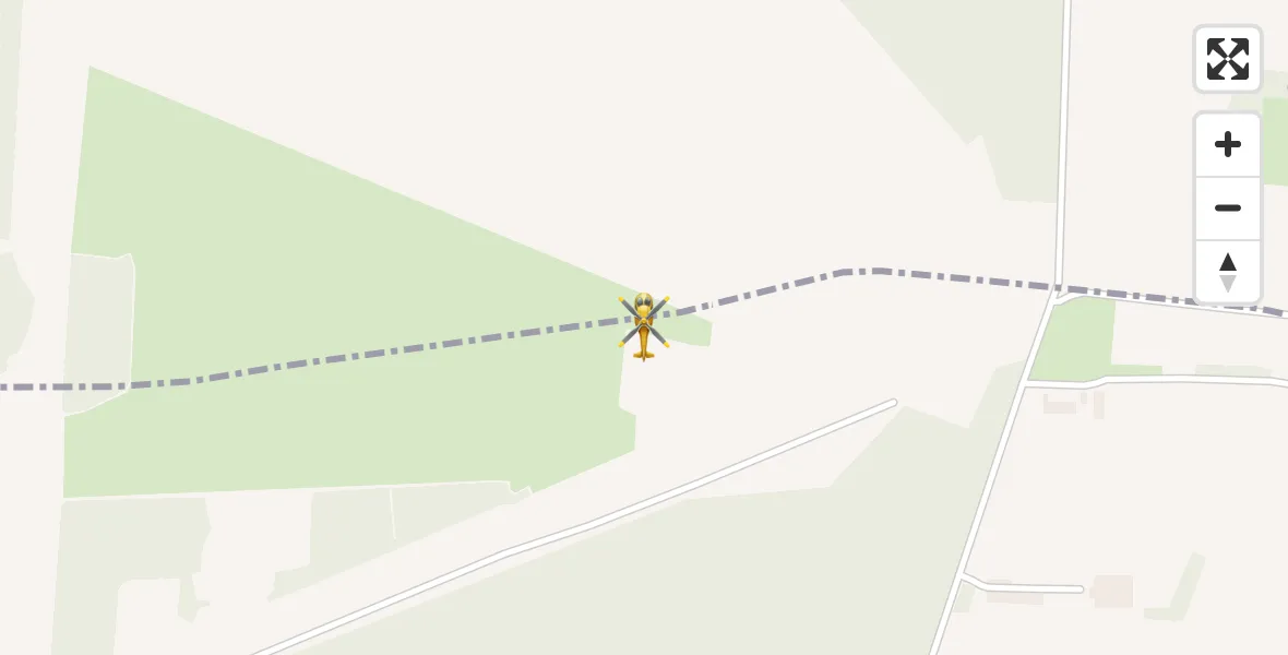 Flugroute Rettungshubschrauber Bramsche - Bramsche, 01 August 2026, 10:23