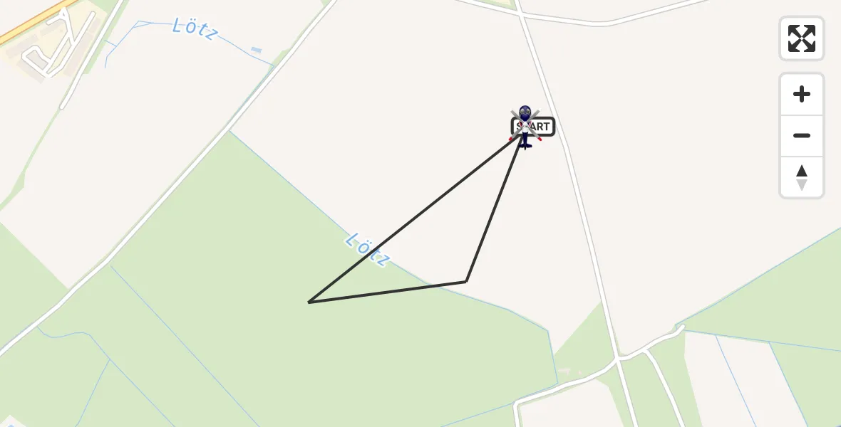 Flugroute Polizeihubschrauber Nauen - Nauen, 01 August 2026, 12:10