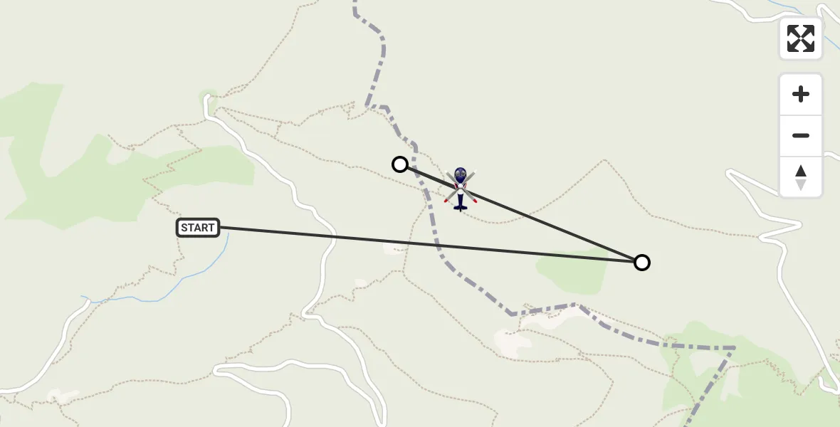 Flugroute Polizeihubschrauber Marquartstein - Staudach-Egerndach, 01 August 2026, 14:23
