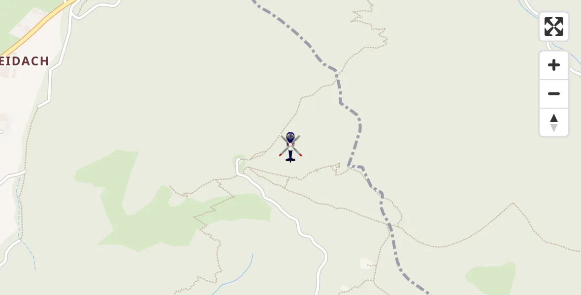 Flugroute Polizeihubschrauber Marquartstein - Marquartstein, 01 August 2026, 15:56