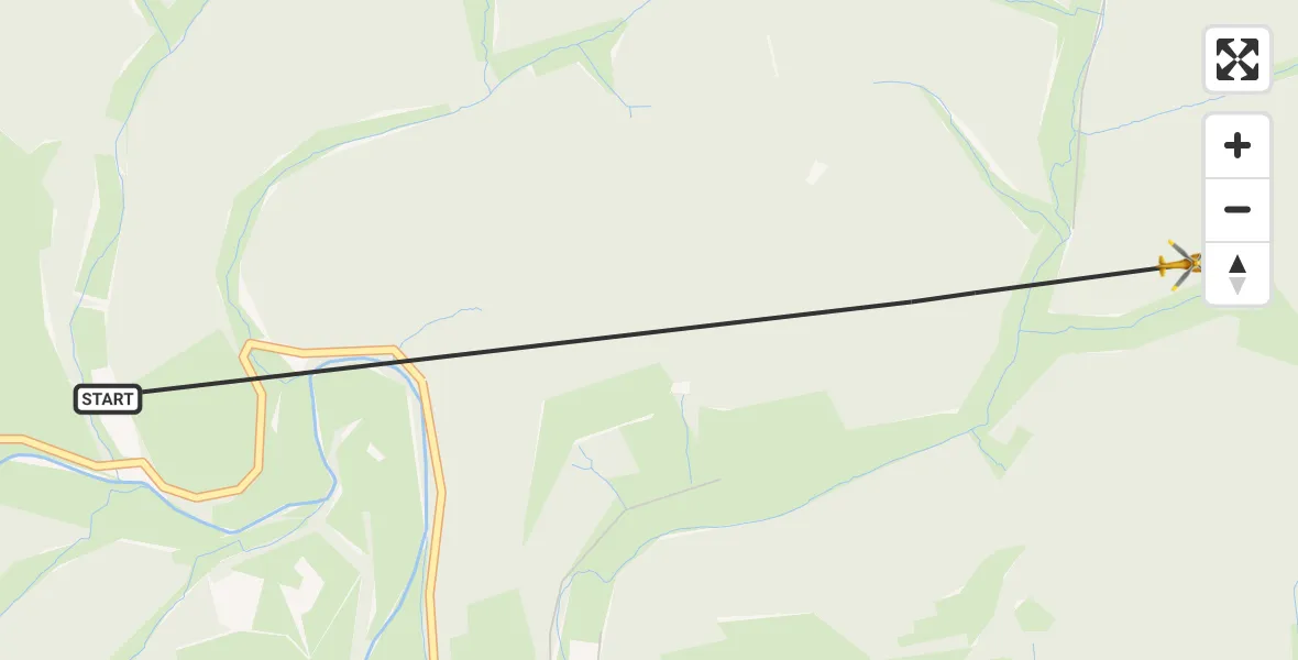 Flugroute Rettungshubschrauber Bad Berleburg - Bad Berleburg, 02 August 2026, 16:43