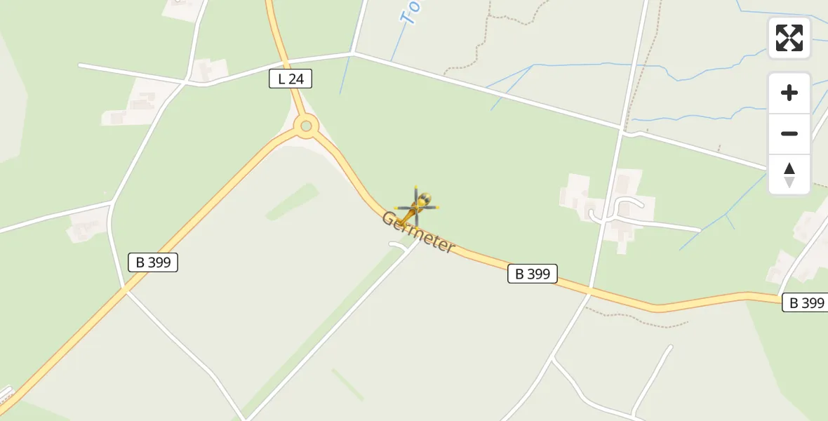 Flugroute Rettungshubschrauber Hürtgenwald - Hürtgenwald, 02 August 2026, 19:33