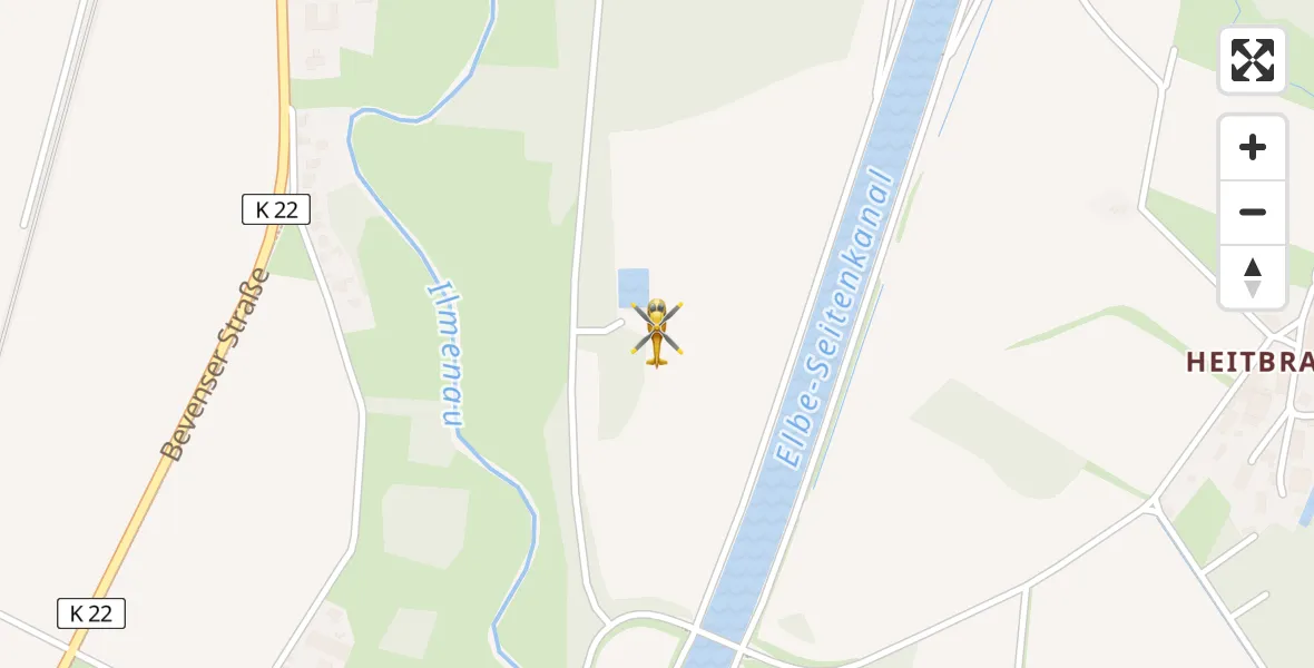 Flugroute Rettungshubschrauber Emmendorf - Emmendorf, 03 August 2026, 09:59
