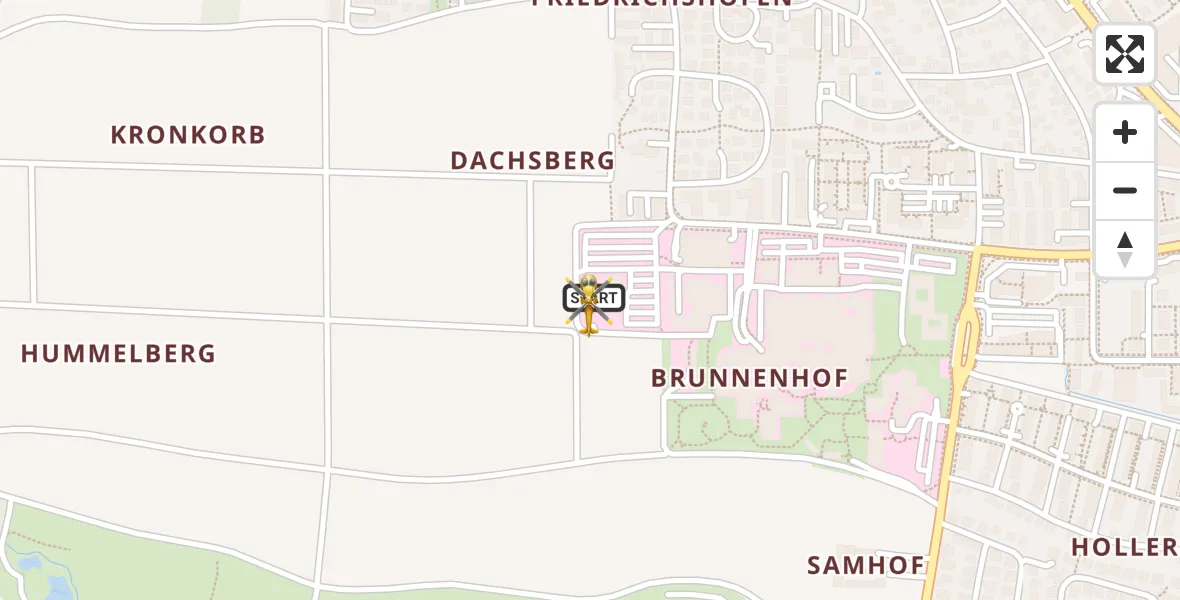 Flugroute Rettungshubschrauber Ingolstadt Hospital - Ingolstadt Hospital, 04 August 2026, 04:48