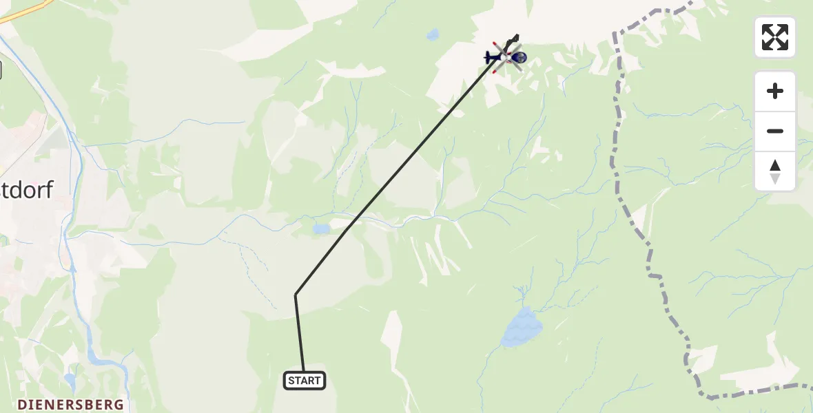 Flugroute Polizeihubschrauber Oberstdorf - Oberstdorf, 04 August 2026, 12:45