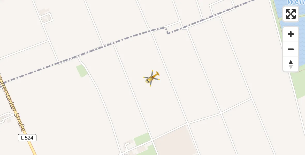 Flugroute Rettungshubschrauber Mutterstadt - Mutterstadt, 04 August 2026, 18:04