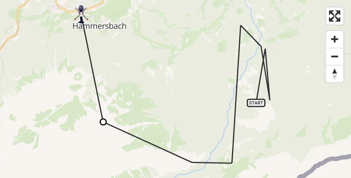 Flugroute Polizeihubschrauber Garmisch-Partenkirchen - Grainau, 05 August 2026, 08:53