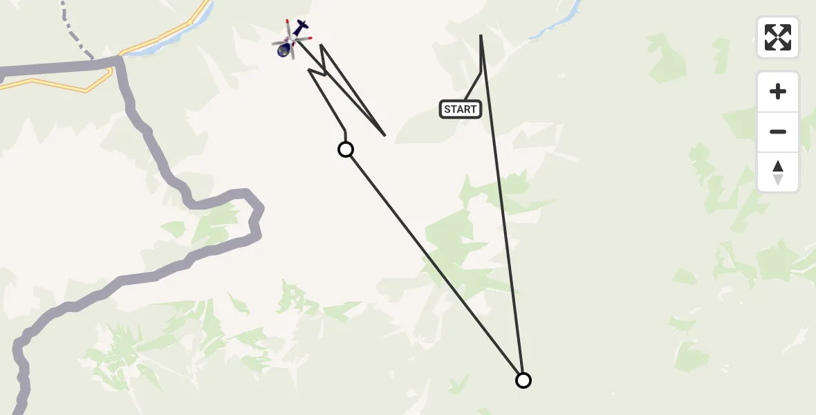 Flugroute Polizeihubschrauber Ettaler Forst - Ettaler Forst, 05 August 2026, 09:13
