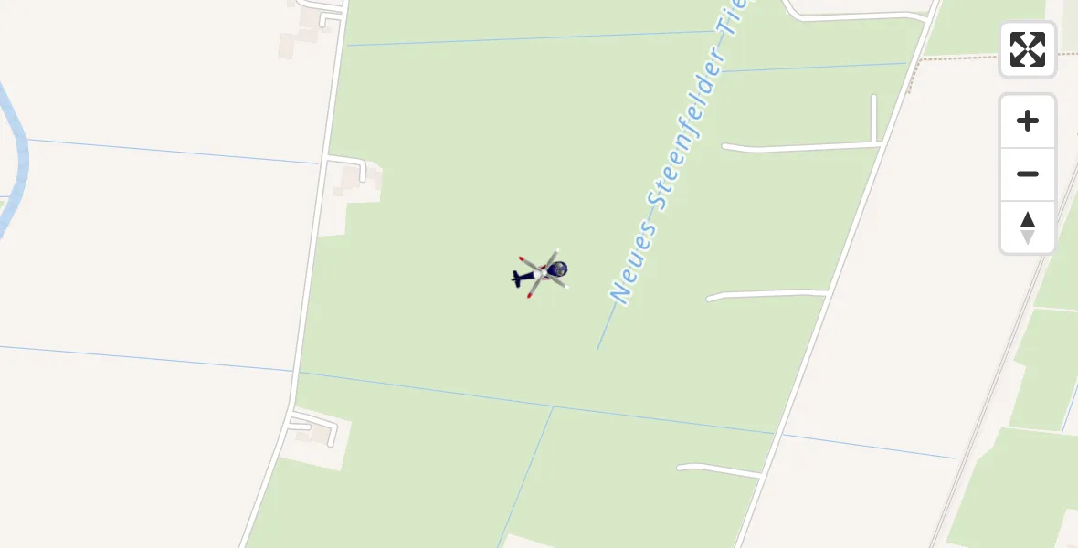 Flugroute Polizeihubschrauber Westoverledingen - Westoverledingen, 05 August 2026, 09:38