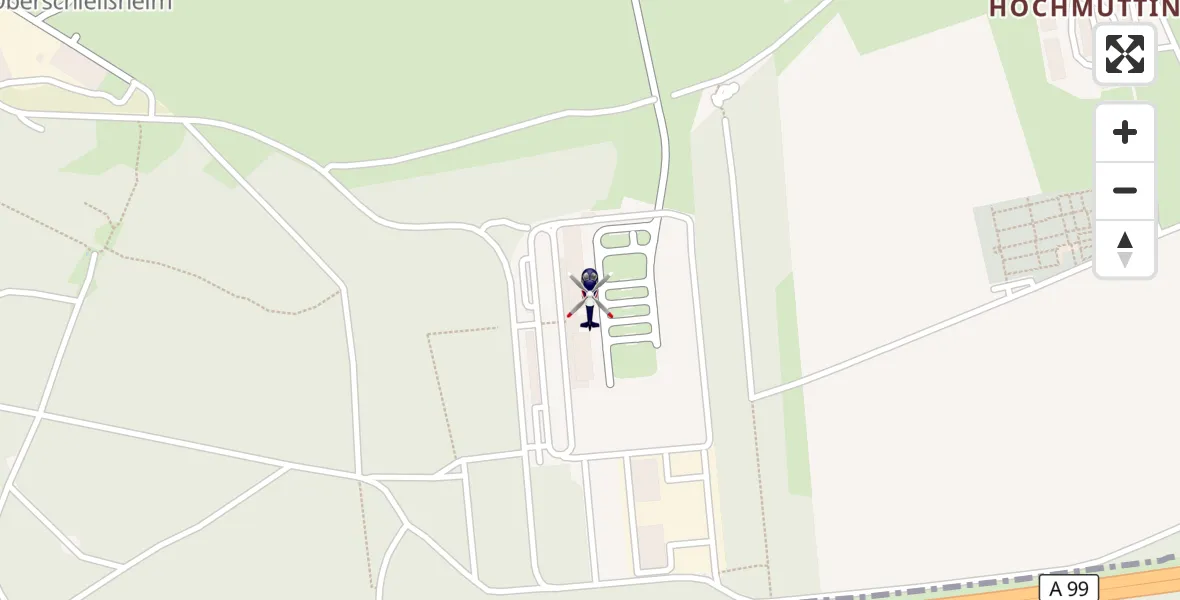 Flugroute Polizeihubschrauber Oberschleißheim - Oberschleißheim, 05 August 2026, 11:49