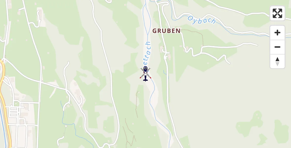 Flugroute Polizeihubschrauber Oberstdorf - Oberstdorf, 05 August 2026, 11:59