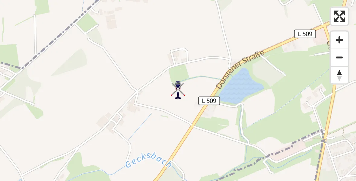 Flugroute Polizeihubschrauber Haltern am See - Haltern am See, 05 August 2026, 14:14