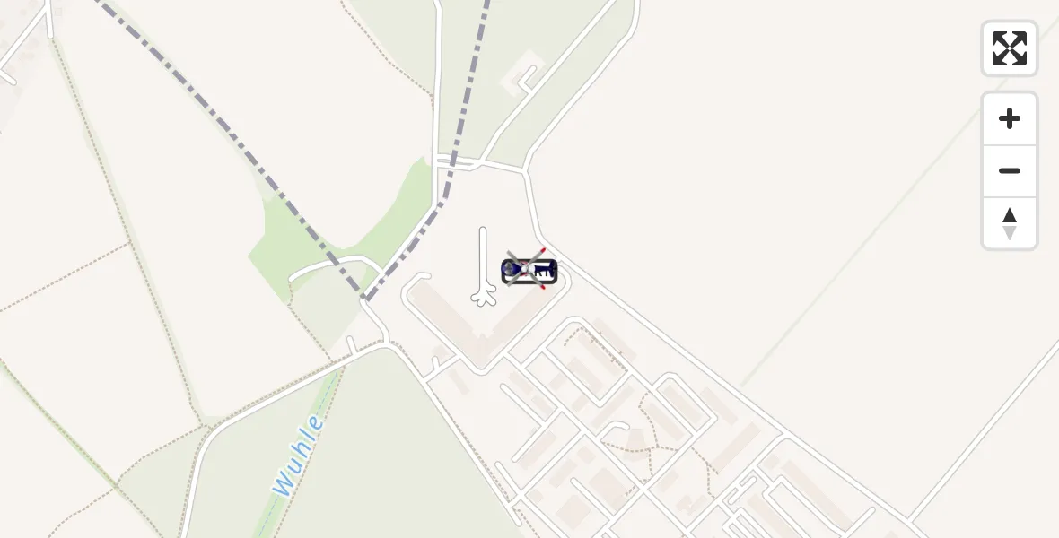 Flugroute Polizeihubschrauber Ahrensfelde Hubschrauberlandeplatz - Ahrensfelde Hubschrauberlandeplatz, 06 August 2026, 03:23