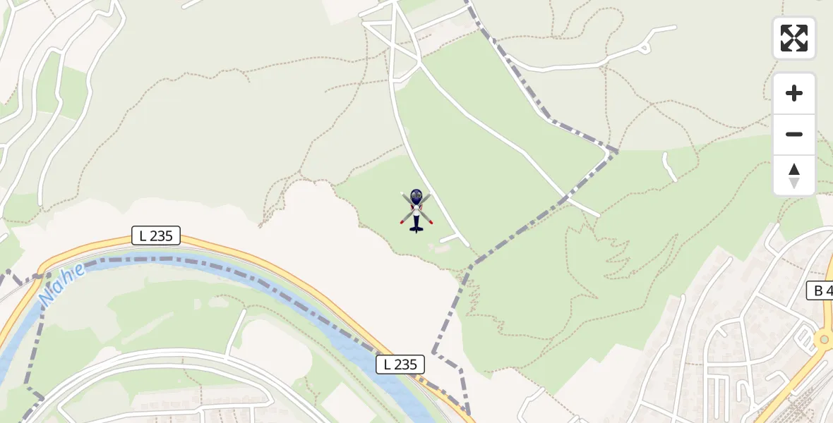 Flugroute Polizeihubschrauber Traisen - Traisen, 06 August 2026, 13:38