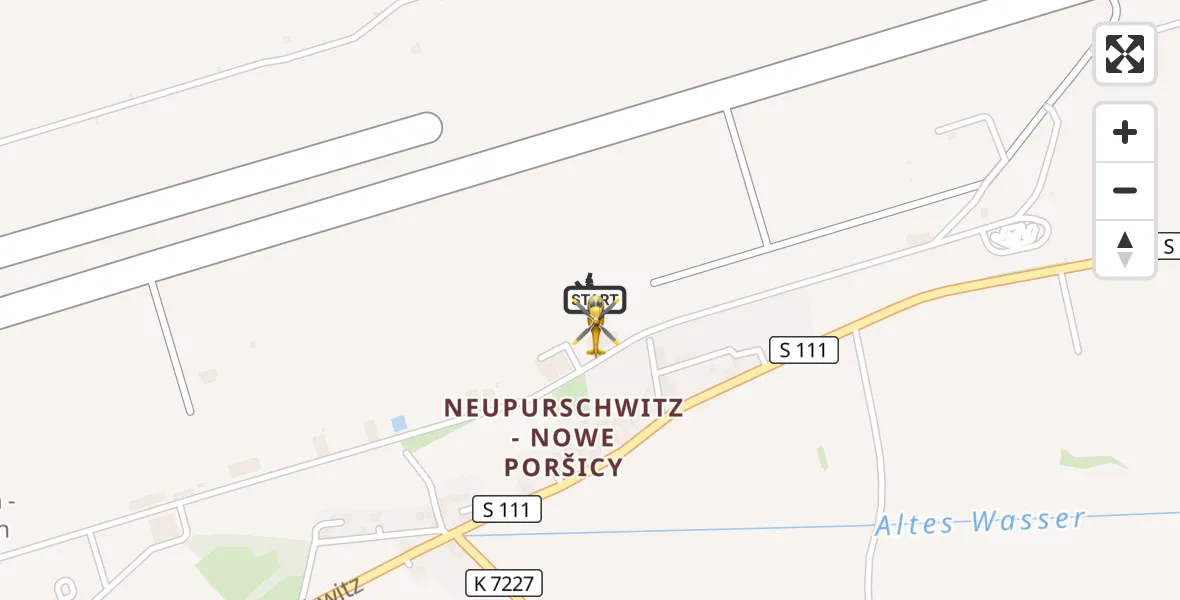 Flugroute Rettungshubschrauber Bautzen Flugplatz - Bautzen Flugplatz, 06 August 2026, 16:24