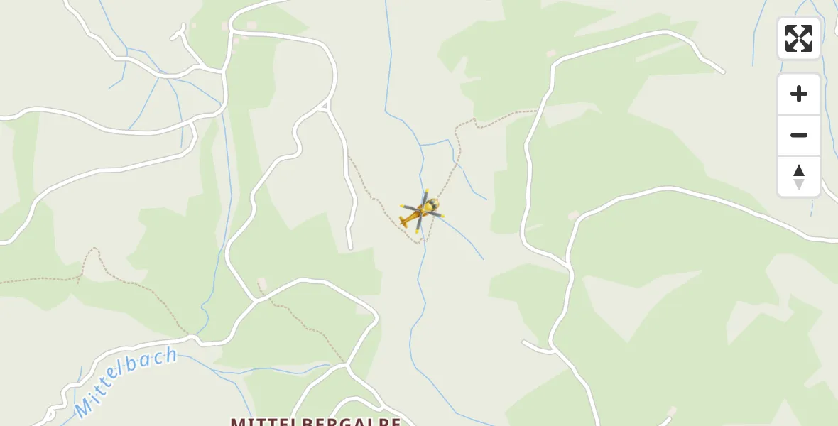 Flugroute Rettungshubschrauber Oberstaufen - Oberstaufen, 07 August 2026, 15:19