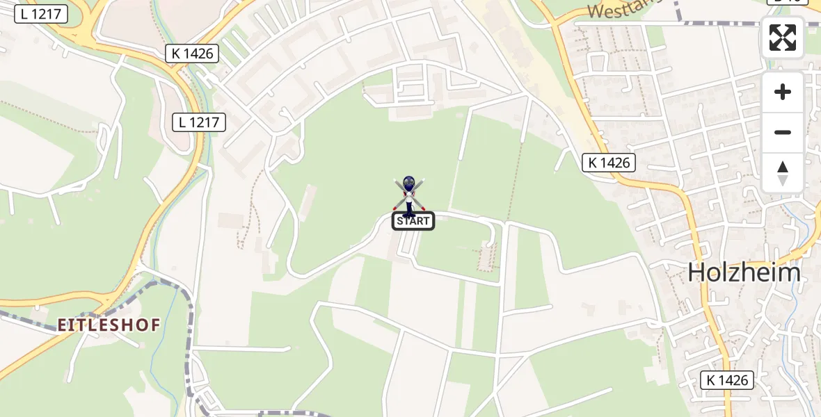 Flugroute Polizeihubschrauber Göppingen - Göppingen, 07 August 2026, 16:03