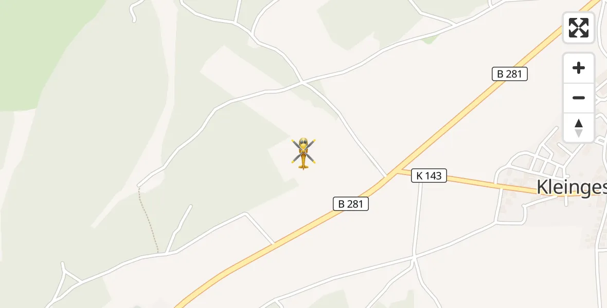 Flugroute Rettungshubschrauber Saalfeld/Saale - Saalfeld/Saale, 07 August 2026, 16:24