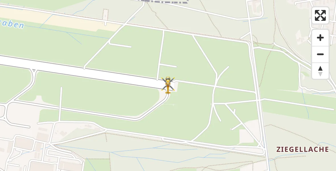 Flugroute Ambulanzhubschrauber Flughafen Nuremberg - Flughafen Nuremberg, 08 August 2026, 13:54