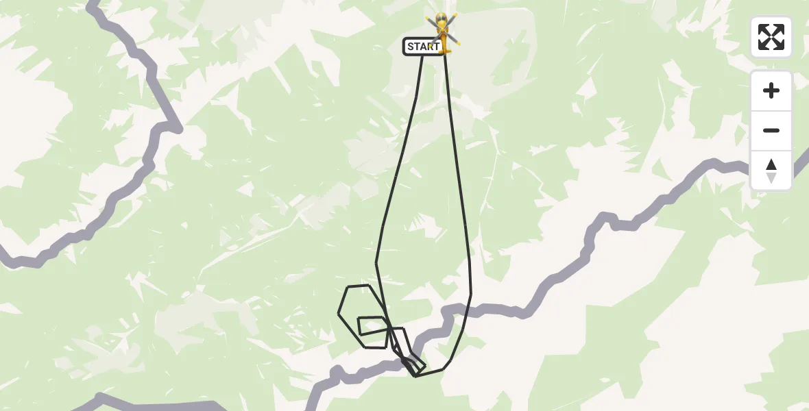 Flugroute Rettungshubschrauber Oberstdorf - Oberstdorf, 08 August 2026, 17:11