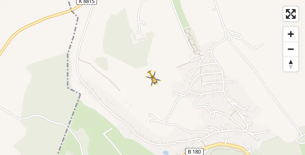 Flugroute Rettungshubschrauber Burkhardtsdorf - Burkhardtsdorf, 09 August 2026, 10:37