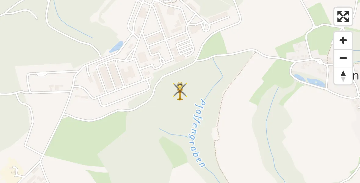 Flugroute Rettungshubschrauber Gera - Gera, 09 August 2026, 16:08
